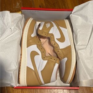 Nike Air Jordan 1 Retro High OG 'Praline' White Sail FN6622-201 Wmns Size 9.5